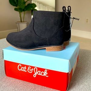 Cat & Jack Toddler Girl Black Onyx Boots